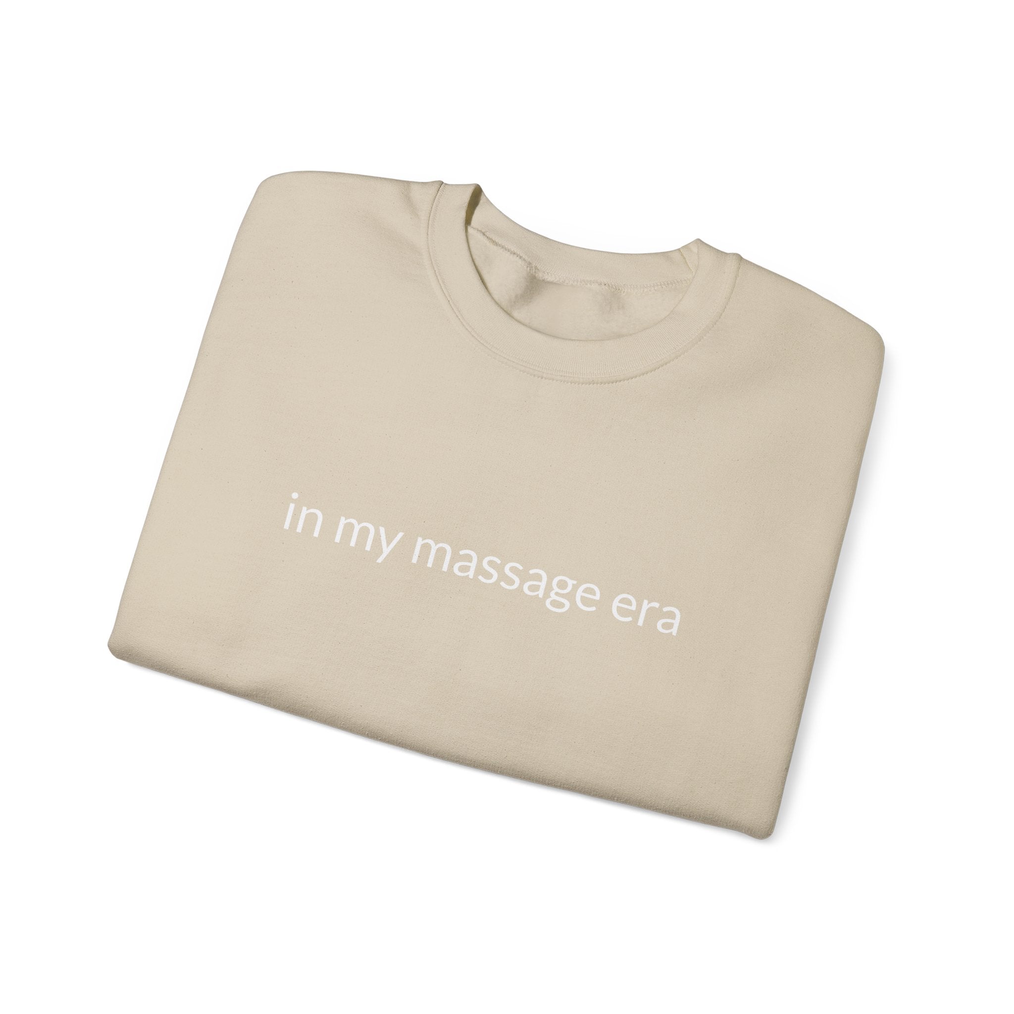 Unisex Heavy Blend™ Crewneck Sweatshirt "in my massage era"