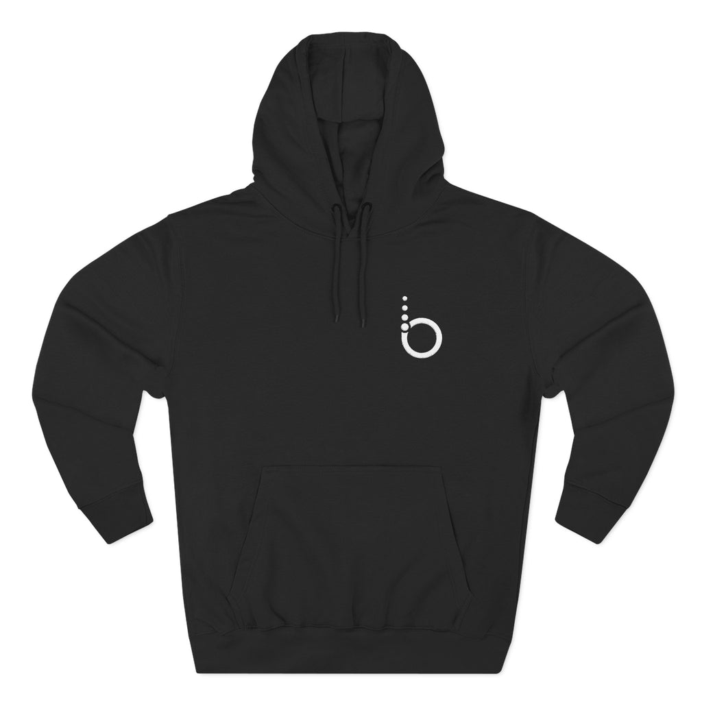 Three-Panel Fleece Hoodie