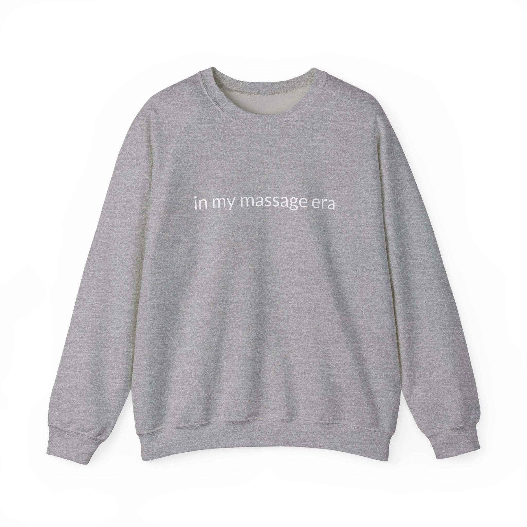 Unisex Heavy Blend™ Crewneck Sweatshirt "in my massage era"