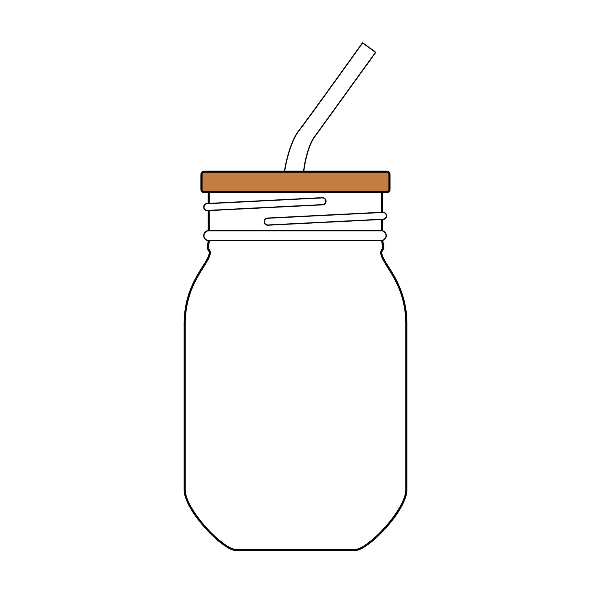 Sipper Glass with Straw, 16oz (Engraved with the full Bodyology Logo)