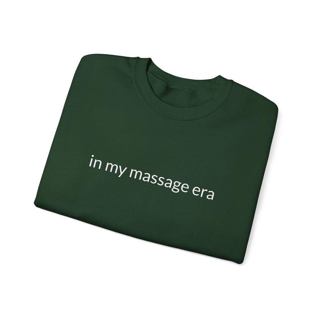 Unisex Heavy Blend™ Crewneck Sweatshirt "in my massage era"