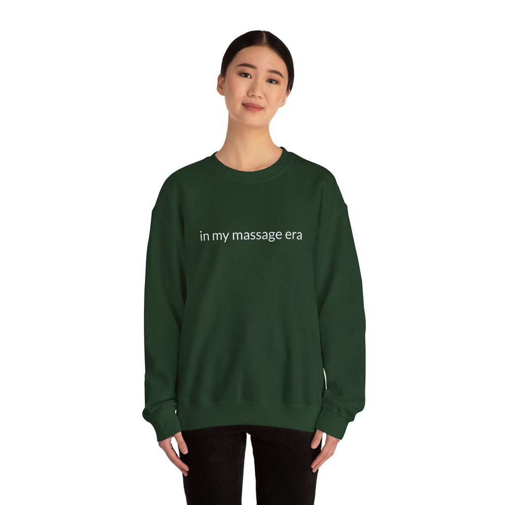 Unisex Heavy Blend™ Crewneck Sweatshirt "in my massage era"