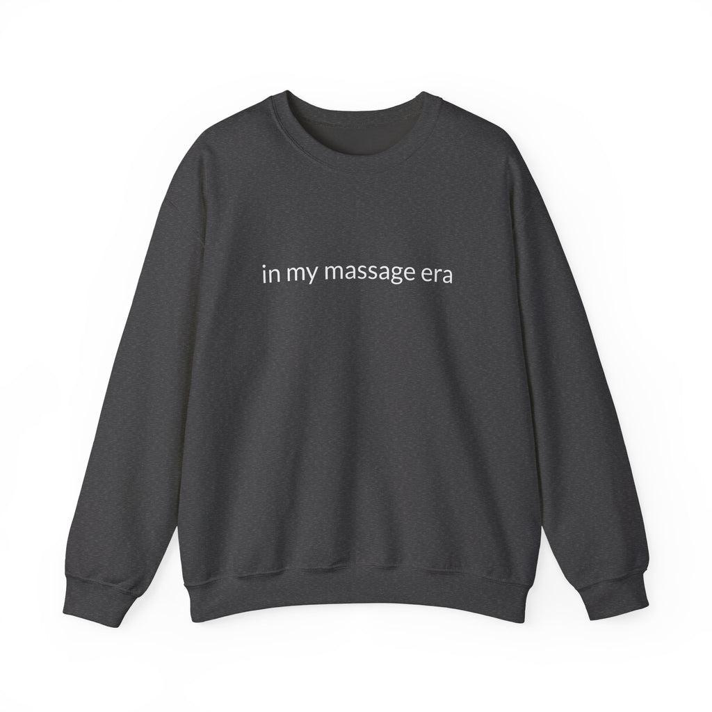 Unisex Heavy Blend™ Crewneck Sweatshirt "in my massage era"