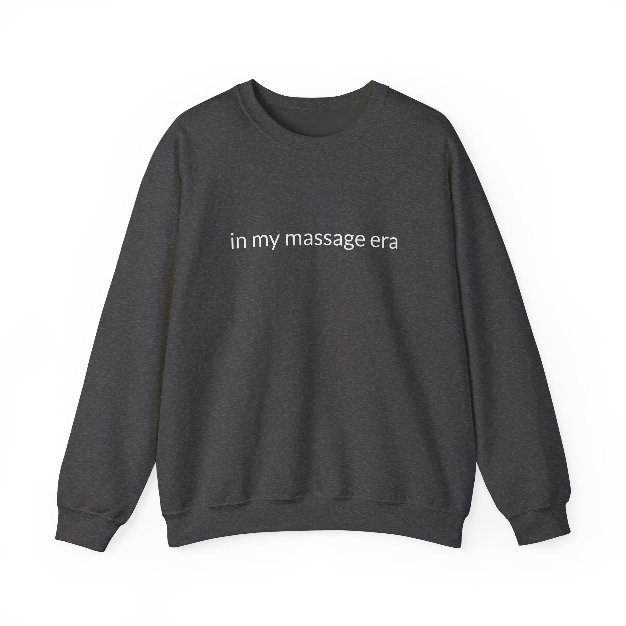 Unisex Heavy Blend™ Crewneck Sweatshirt "in my massage era"