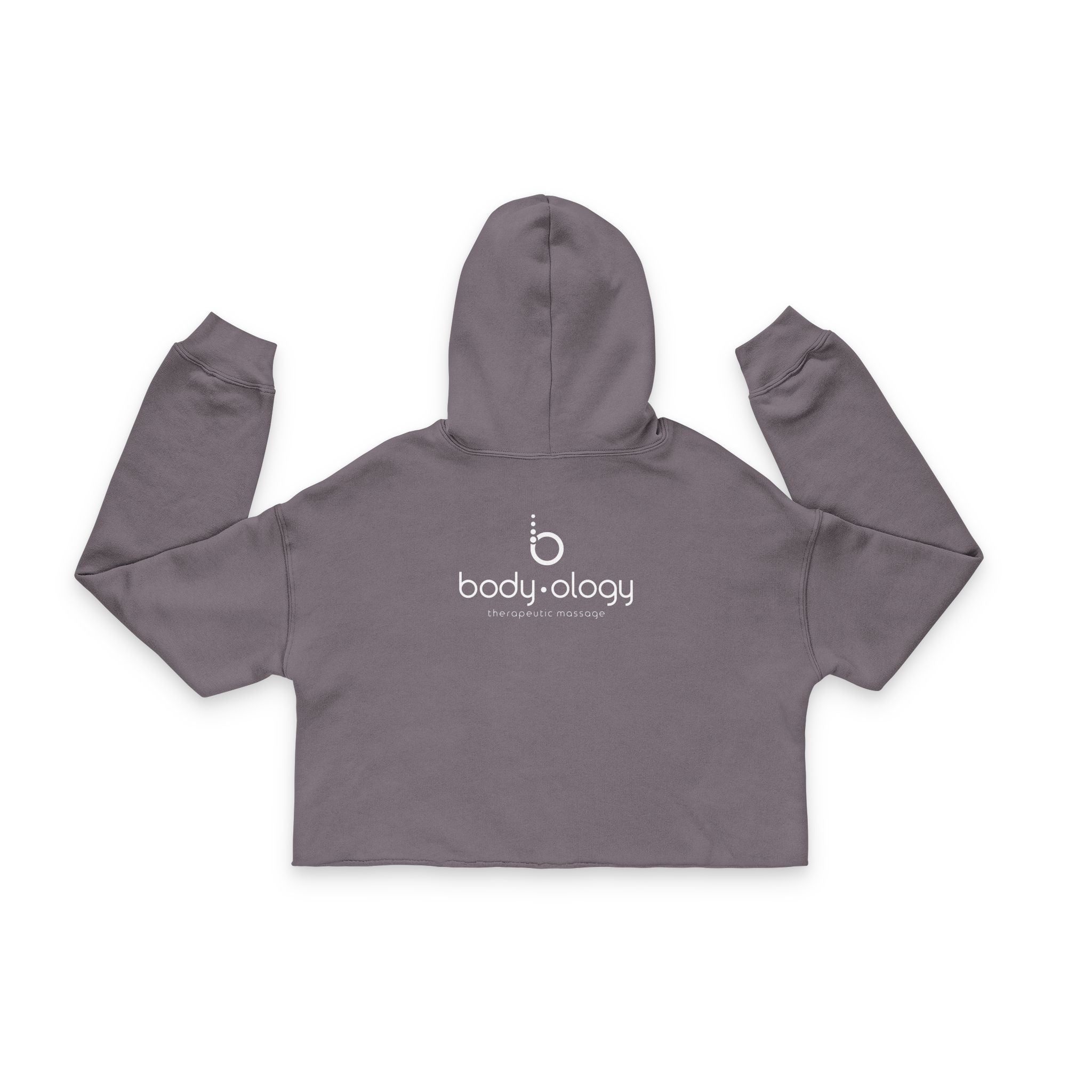 Women's Cropped Hoodie "exhale"