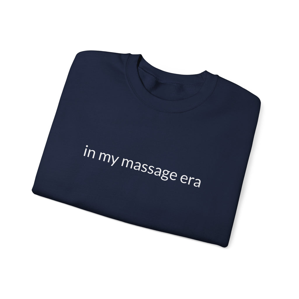 Unisex Heavy Blend™ Crewneck Sweatshirt "in my massage era"