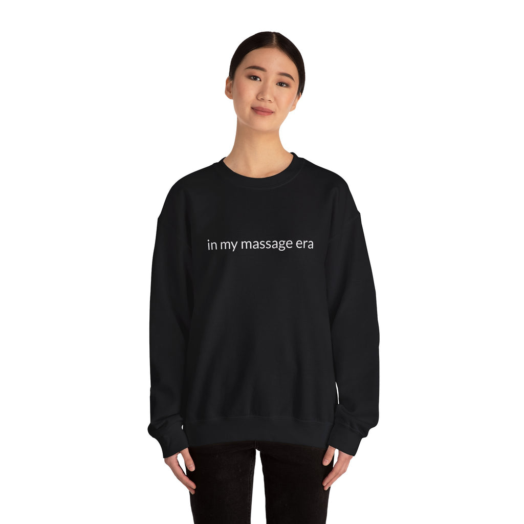 Unisex Heavy Blend™ Crewneck Sweatshirt "in my massage era"