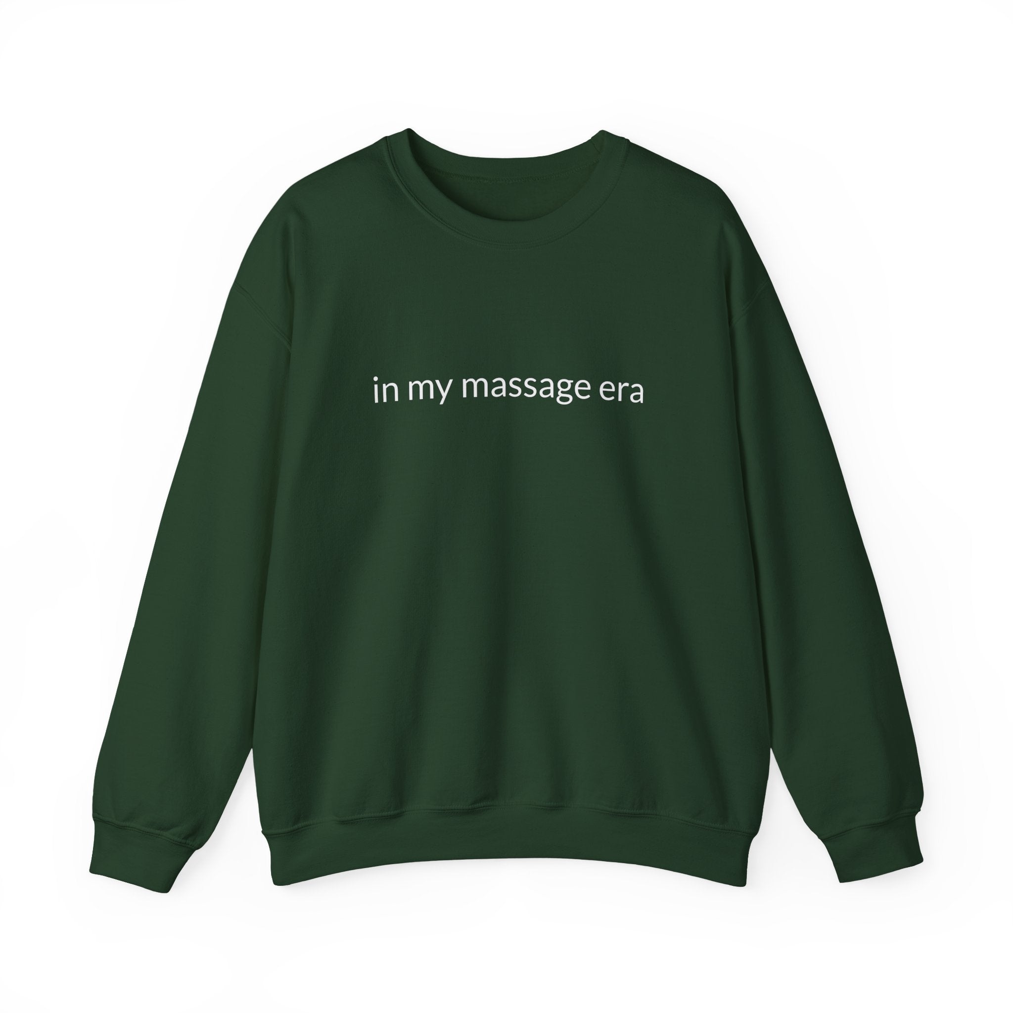 Unisex Heavy Blend™ Crewneck Sweatshirt "in my massage era"