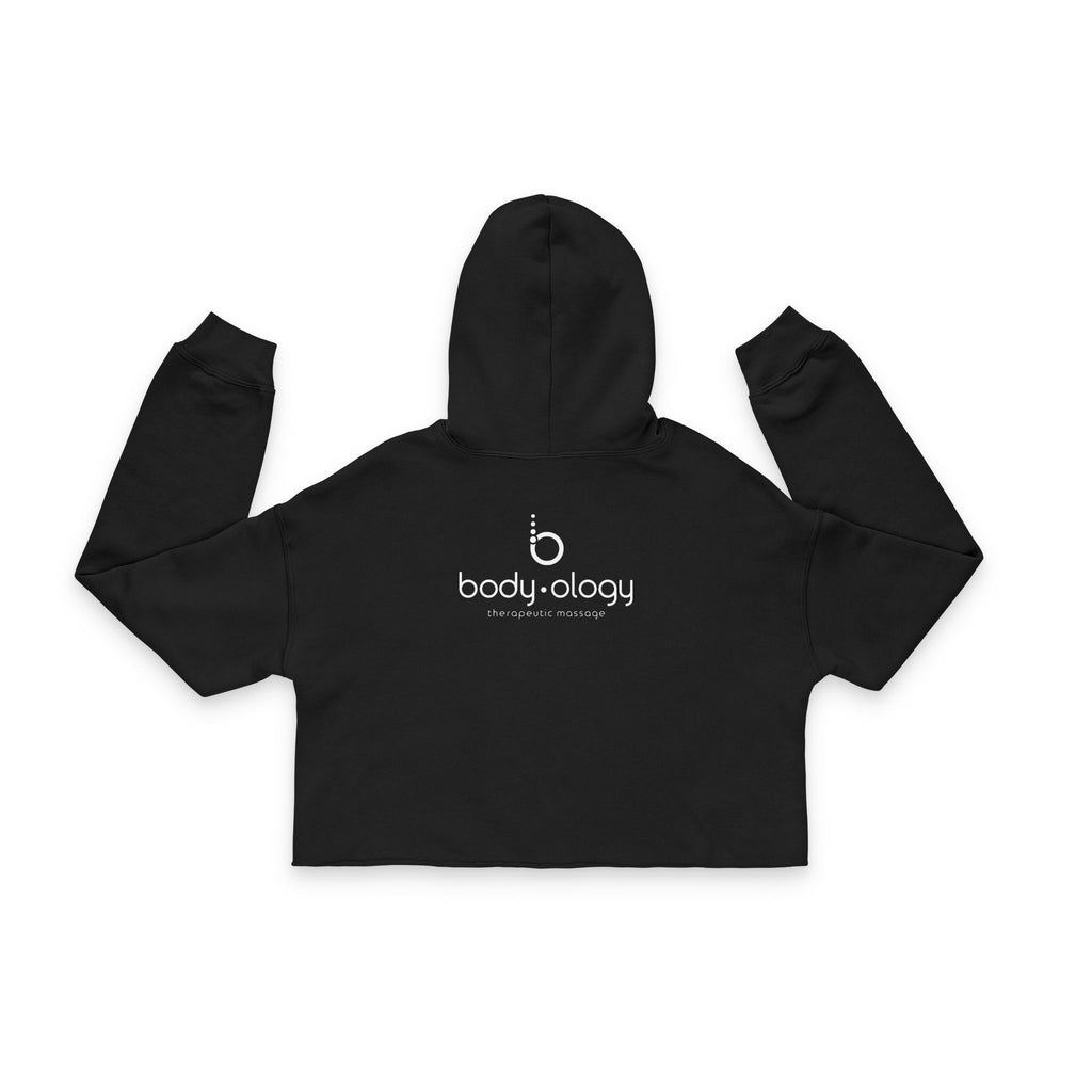 Women's Cropped Hoodie "exhale"