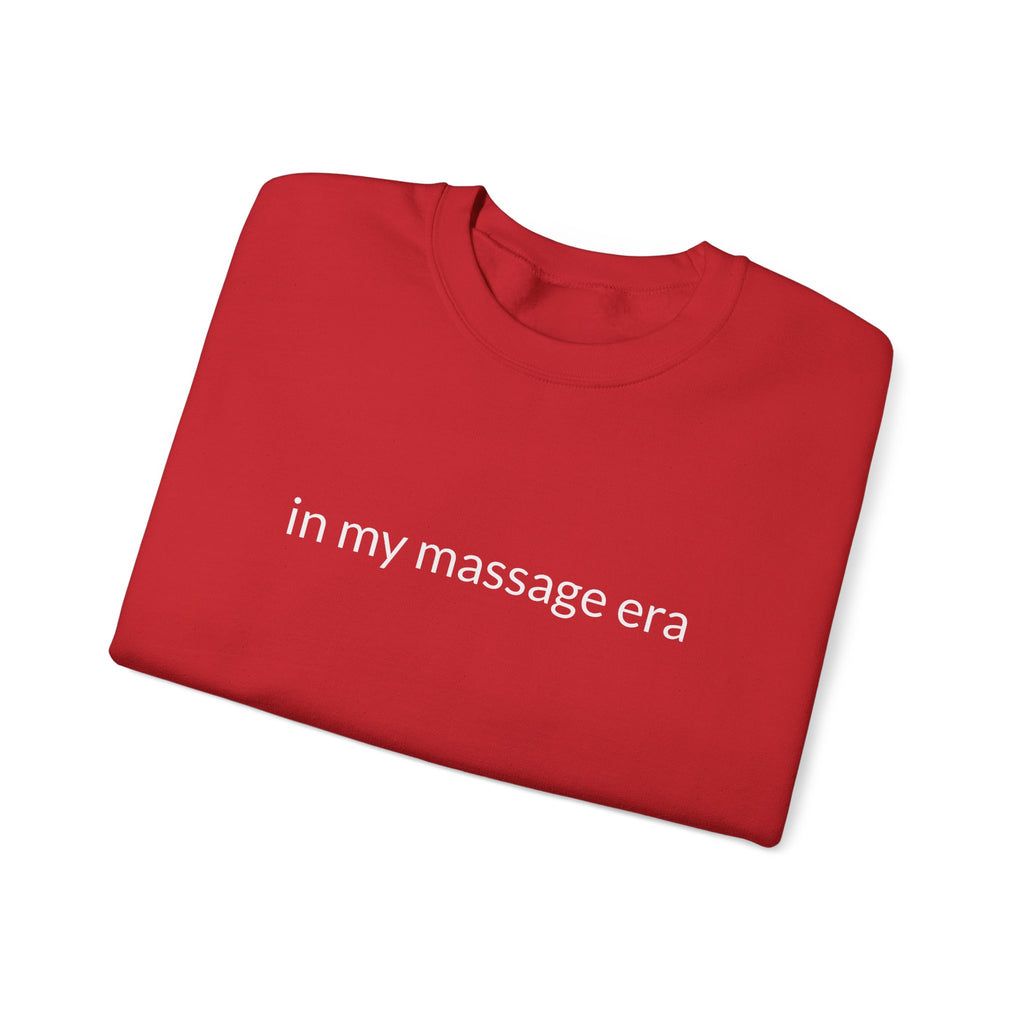 Unisex Heavy Blend™ Crewneck Sweatshirt "in my massage era"