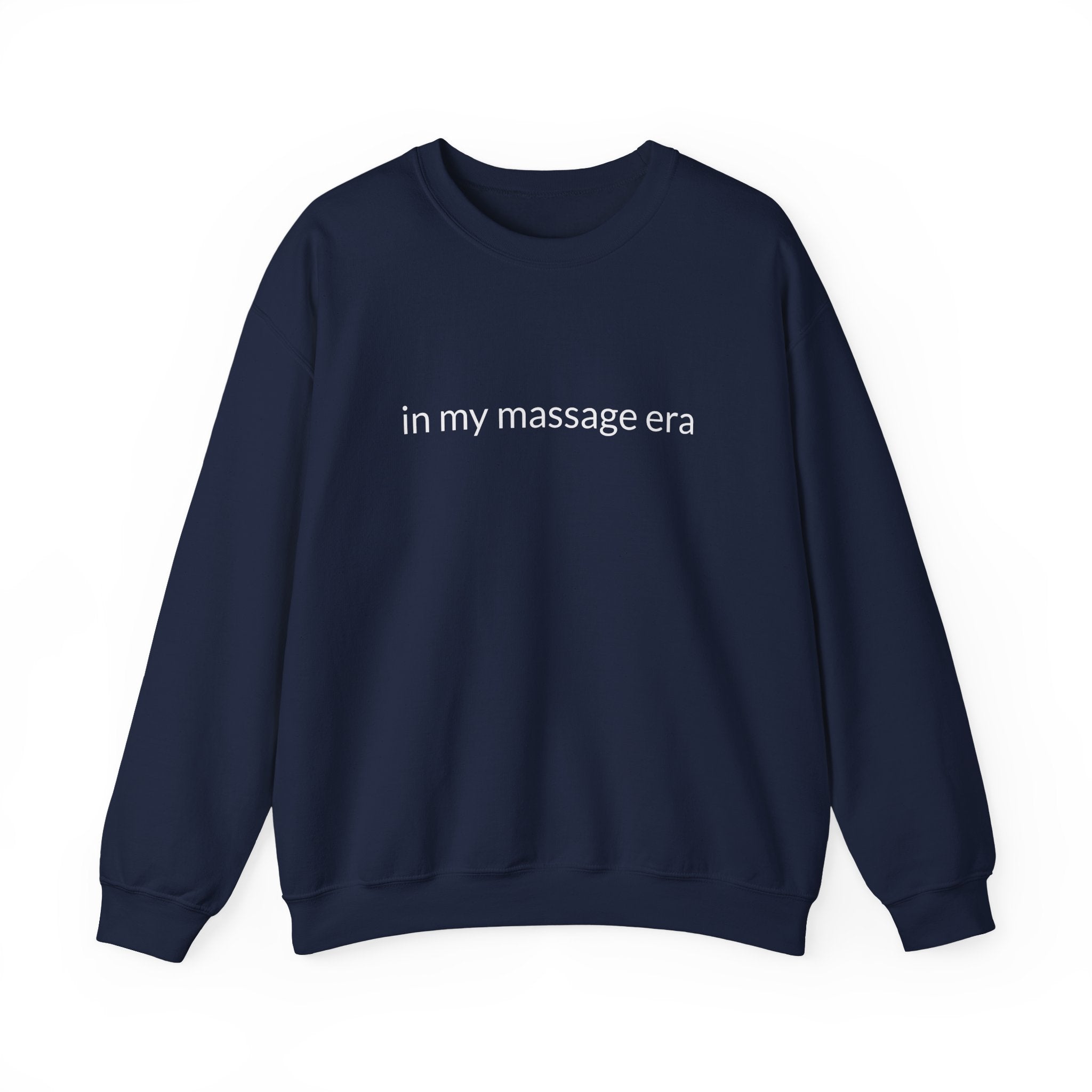 Unisex Heavy Blend™ Crewneck Sweatshirt "in my massage era"