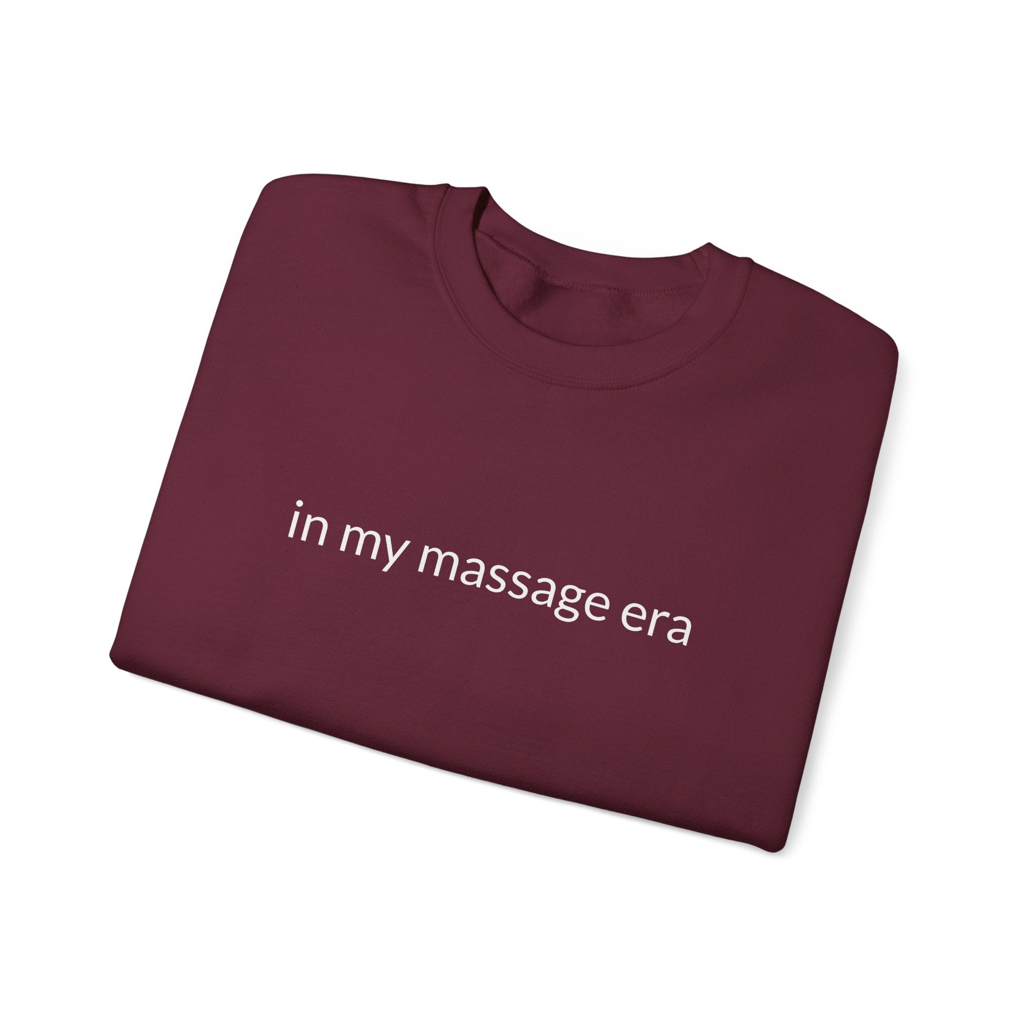Unisex Heavy Blend™ Crewneck Sweatshirt "in my massage era"